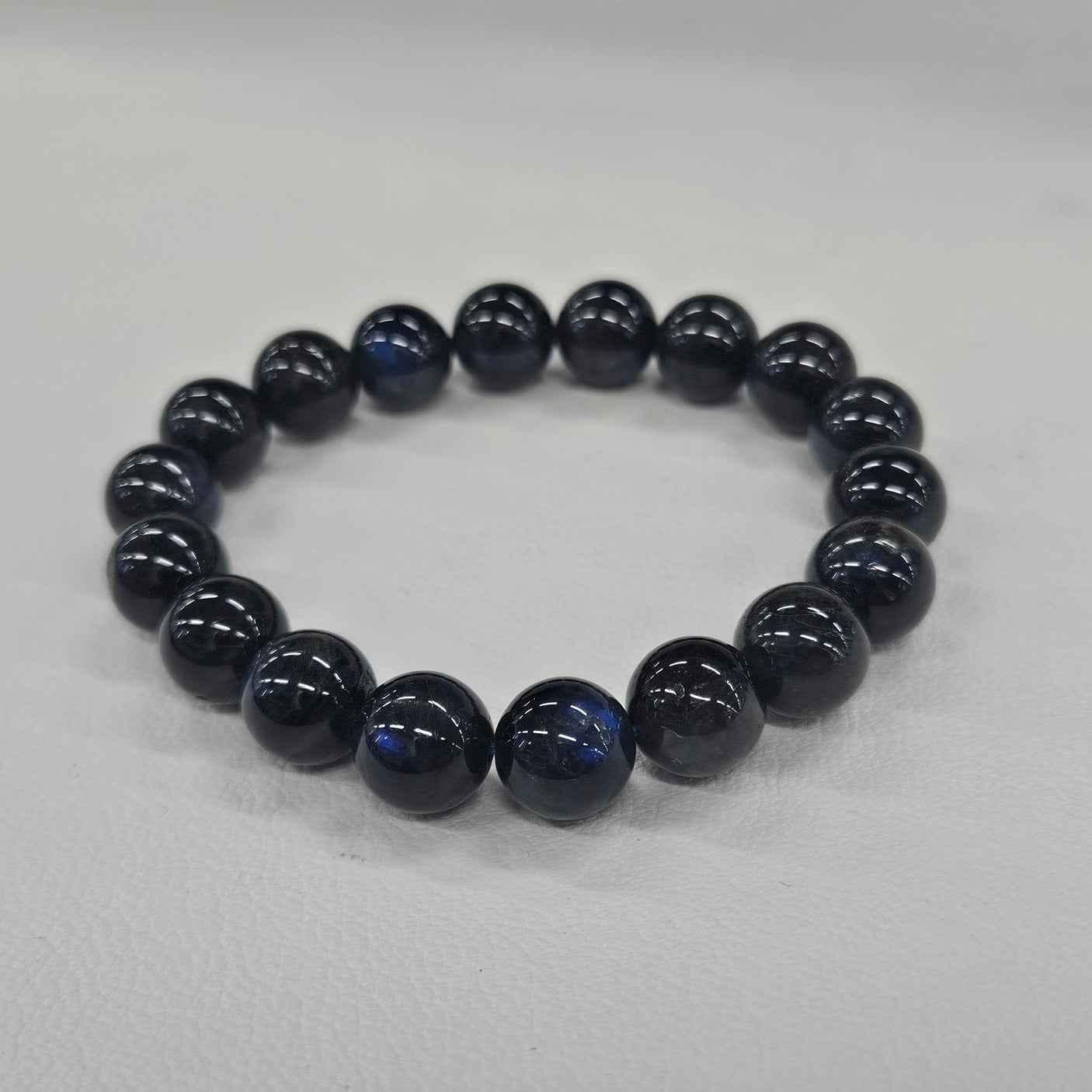 スターブラックラブラドライトブレスレット 約11mm 【会長秘蔵コレクション】＜0066＞