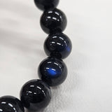 スターブラックラブラドライトブレスレット 約11mm 【会長秘蔵コレクション】＜0066＞