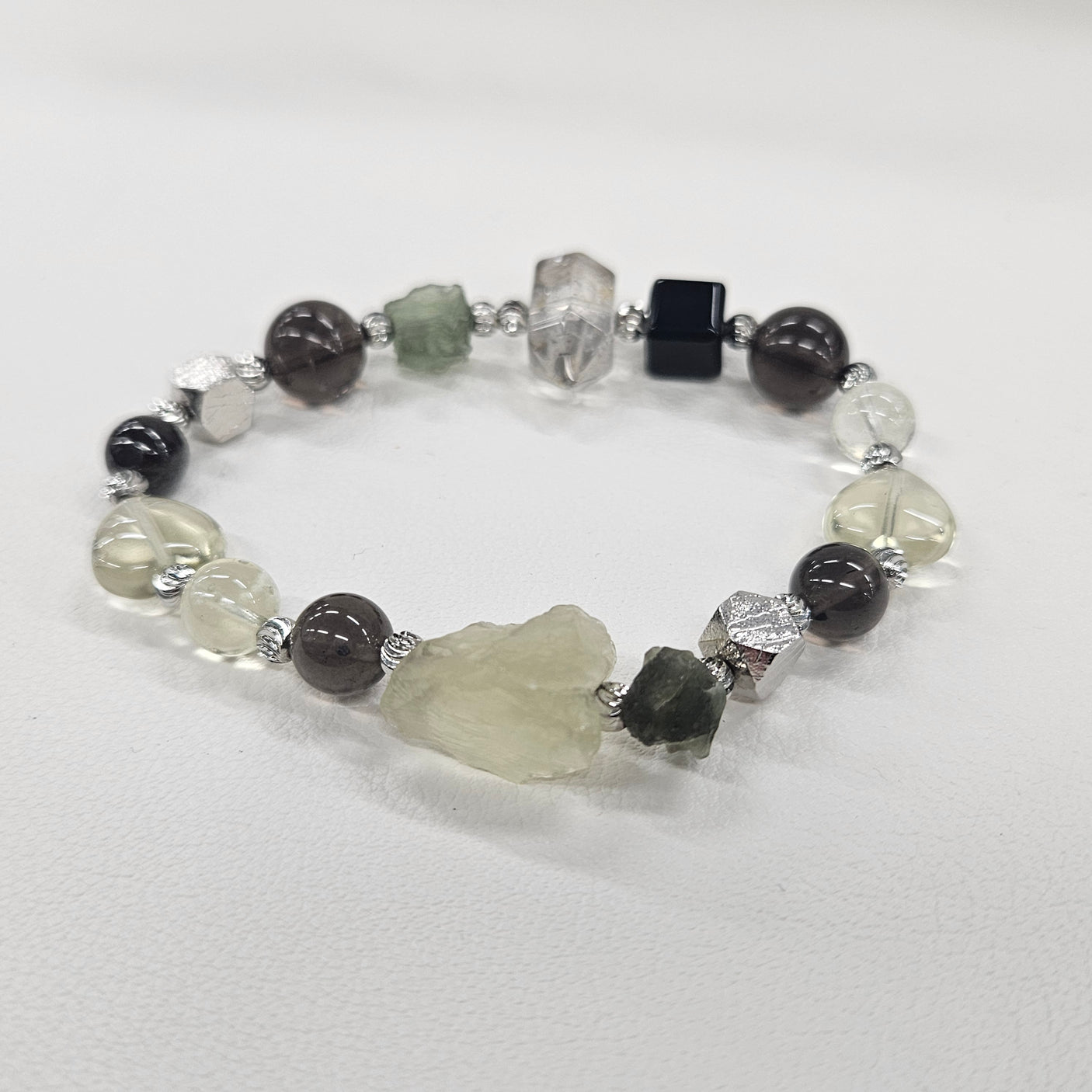 隕石ブレスレット 約12×17mm (メイン石)【会長秘蔵コレクション】＜0074＞
