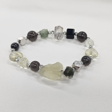隕石ブレスレット 約12×17mm (メイン石)【会長秘蔵コレクション】＜0074＞