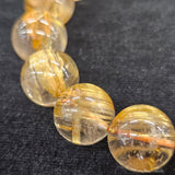ルチルブレスレット　約11mm 【会長秘蔵コレクション】＜0084＞