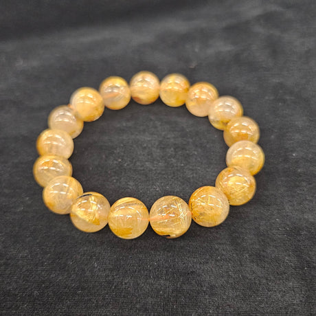 ルチルブレスレット 　12mm 【会長秘蔵コレクション】＜0083＞