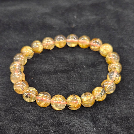 ルチルブレスレット　8.5mm 【会長秘蔵コレクション】＜0082＞