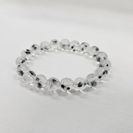 ホーランダイトインクォーツブレスレット　約10mm 【会長秘蔵コレクション】＜0094＞