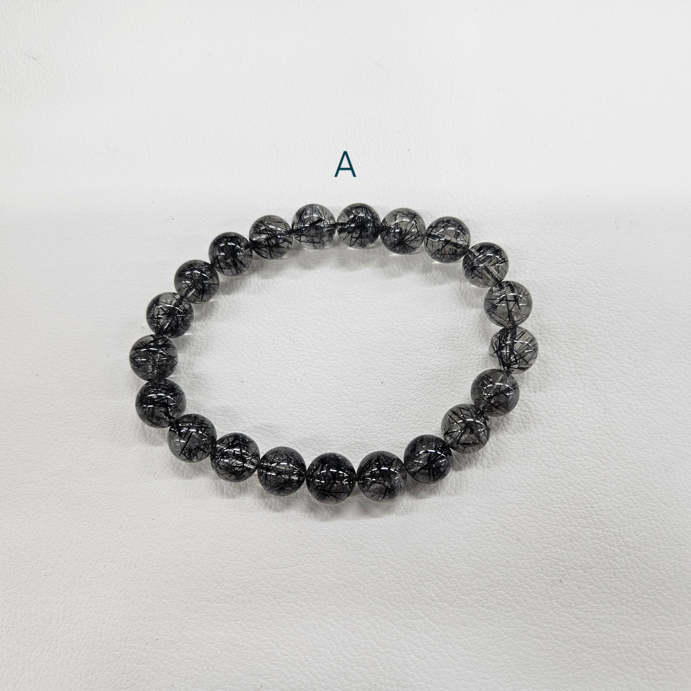 ブラックルチルブレスレット 内径約16-17cm ルース約9.6-11mm 【会長秘蔵コレクション】＜0041＞