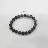 ブラックルチルブレスレット 内径約16-17cm ルース約9.6-11mm 【会長秘蔵コレクション】＜0041＞