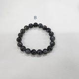 ブラックルチルブレスレット 内径約16-17cm ルース約9.6-11mm 【会長秘蔵コレクション】＜0041＞