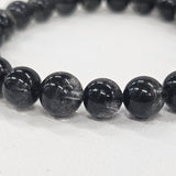 【高品質】ブラックルチルクォーツ 8mm ブレスレット