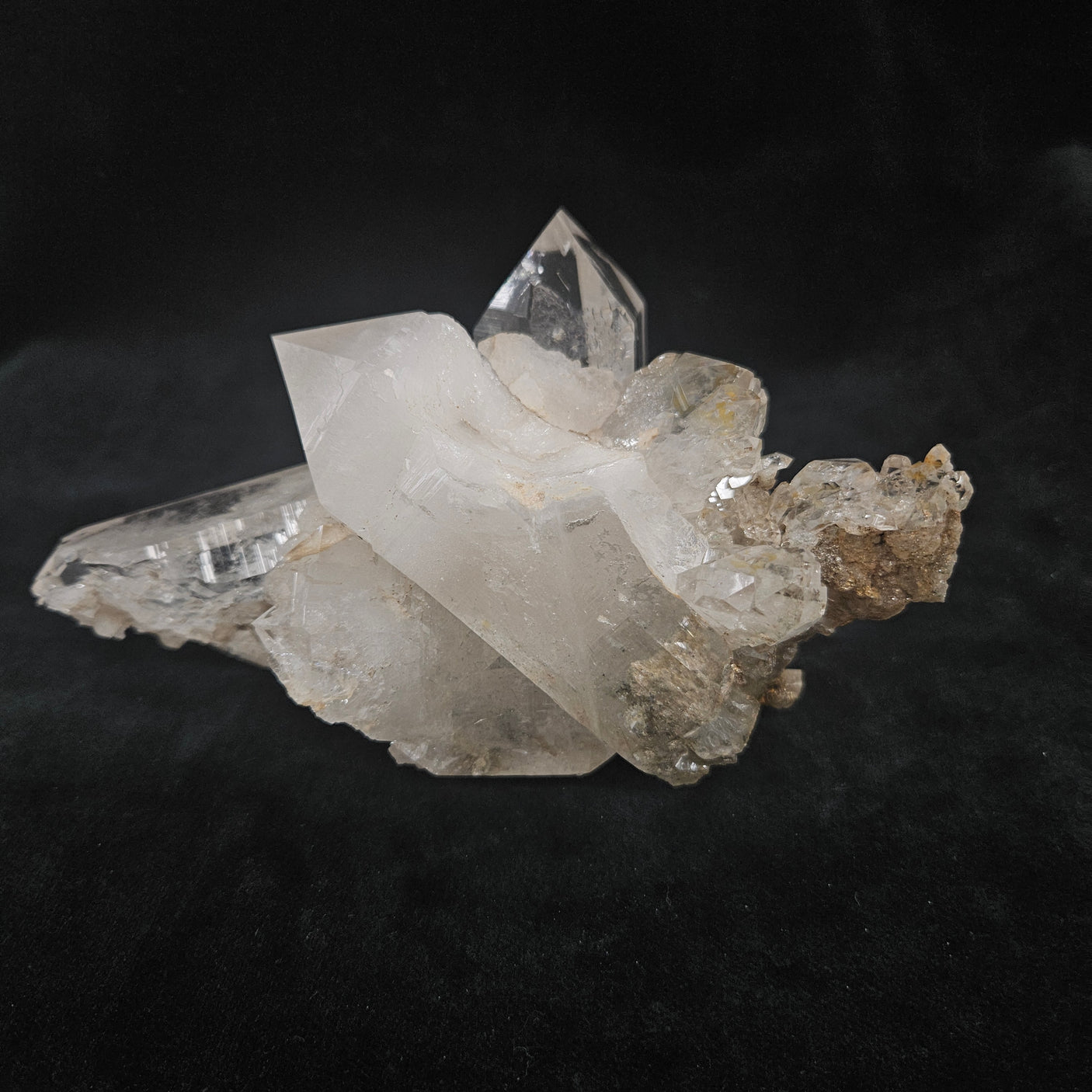 【産地直送価格!!】マニハール ヒマラヤ水晶 クラスター 約576g【入荷日：7/10　ダンボールNo.09】