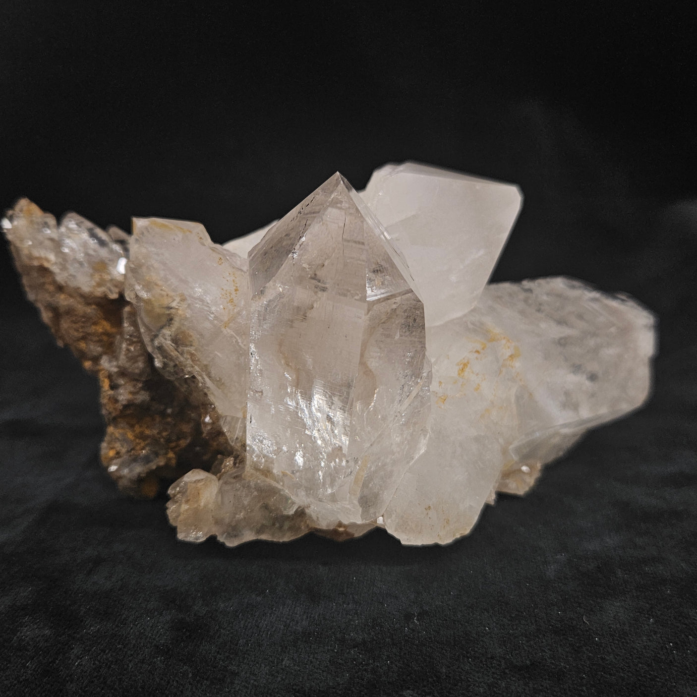 【産地直送価格!!】マニハール ヒマラヤ水晶 クラスター 約576g【入荷日：7/10　ダンボールNo.09】
