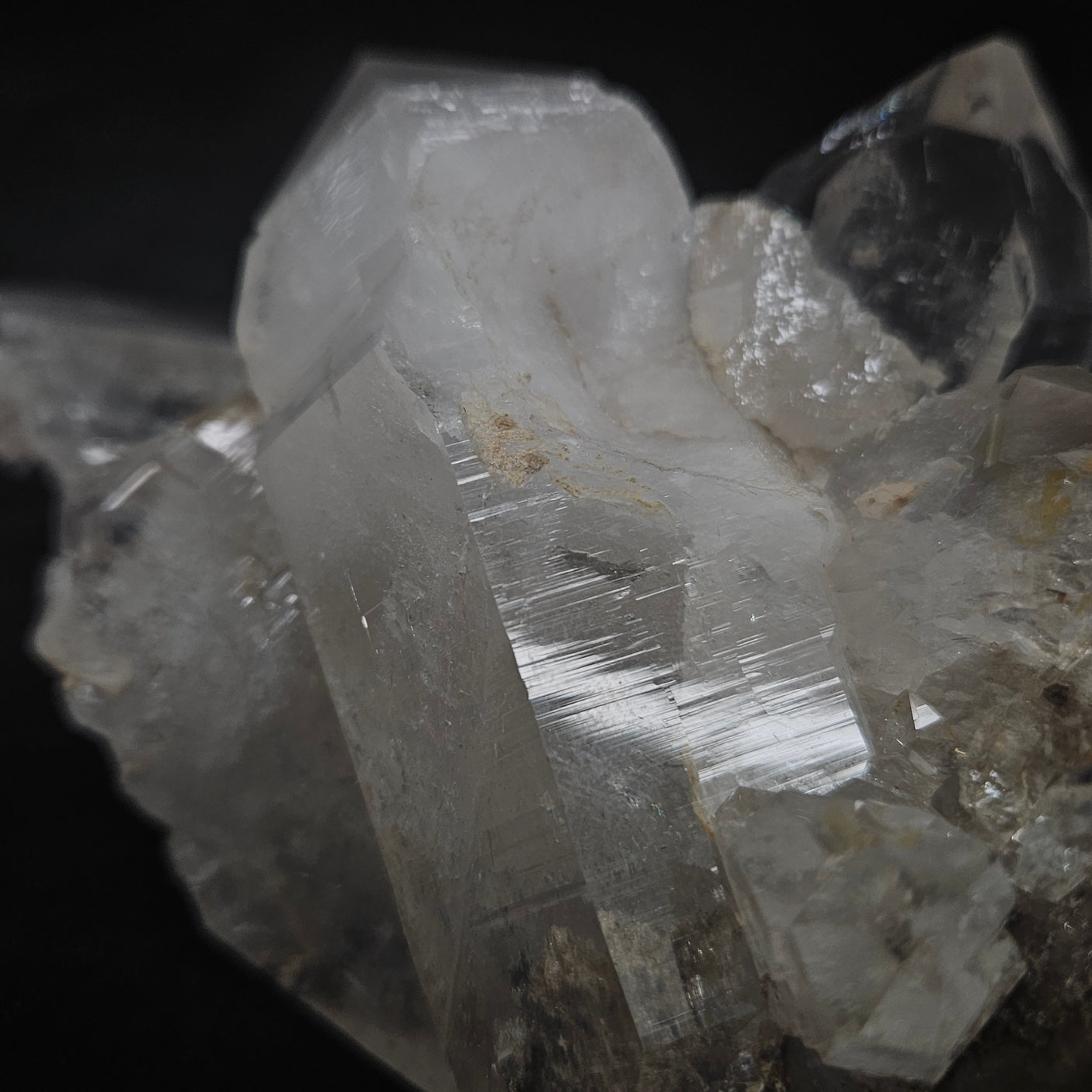 【産地直送価格!!】マニハール ヒマラヤ水晶 クラスター 約576g【入荷日：7/10　ダンボールNo.09】