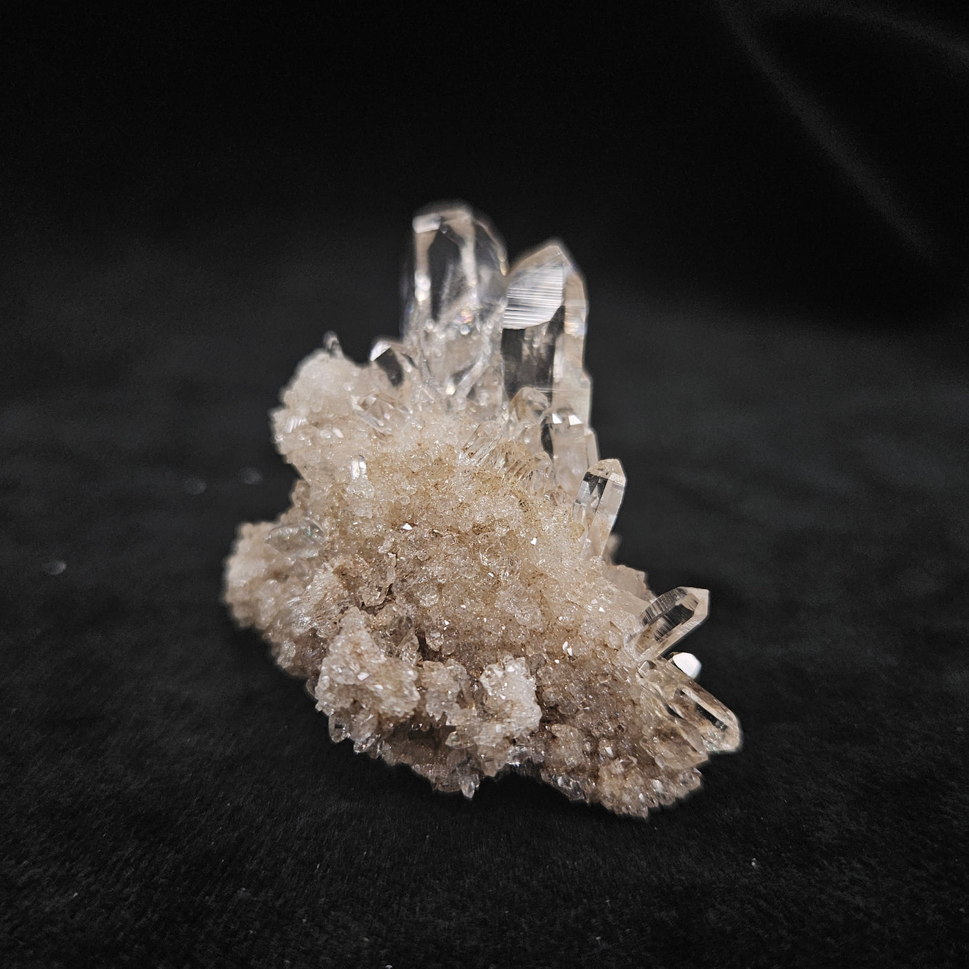 【産地直送価格‼】マニハール産 ヒマラヤ水晶クラスター 重さ約25g【入荷日：7/8　ダンボールNo.08】