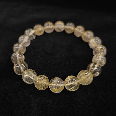[Hikaru Chile] [High quality] [Good luck] Rutile quartz 10mm bracelet