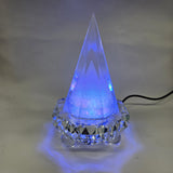 【単品売り】盛り塩＋水晶さざれ（LED台座付き）アクリル - KAMI