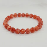 Sunstone bracelet, beads approx. 7.5~8mm