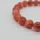 Sunstone bracelet, beads approx. 7.5~8mm