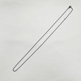 ステンレスチェーン ブラックカラー 40/45cm(2Way) , 50/55cm(2Way) あずき型1.5mm