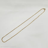 ステンレスチェーン ゴールドカラー 50/55cm(2Way) あずき型カット3mm