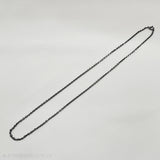 ステンレスチェーン ガンメタカラー 40/45cm(2Way) , 50/55cm(2Way) あずき型カット3mm