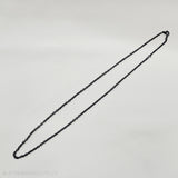 ステンレスチェーン ブラックカラー 40/45cm(2Way) , 50/55cm(2Way) あずき型カット3mm