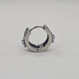 アラベスク フープピアス 13mm ステンレス製 ジルコニア