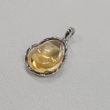 【会長厳選商品】 シトリン シルバーペンダントトップ