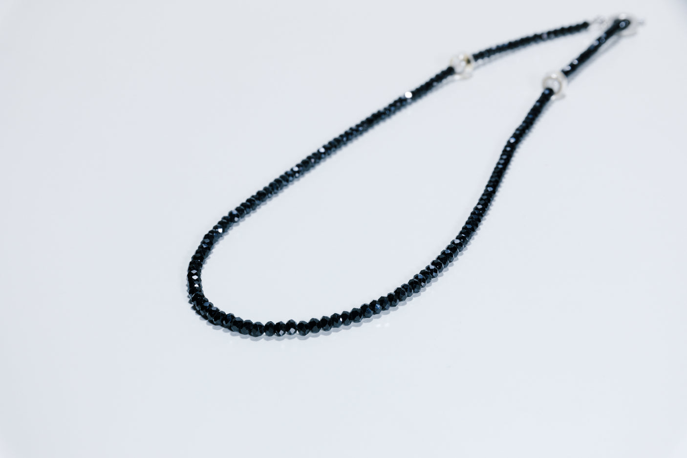 【単品売り】L.U.K.A118磁気ネックレス：ブラックスピネル【※注意事項あり】