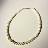 【単品売り】L.U.K.A118磁気ネックレス：淡水パール約6mm(約45㎝)【※注意事項あり】