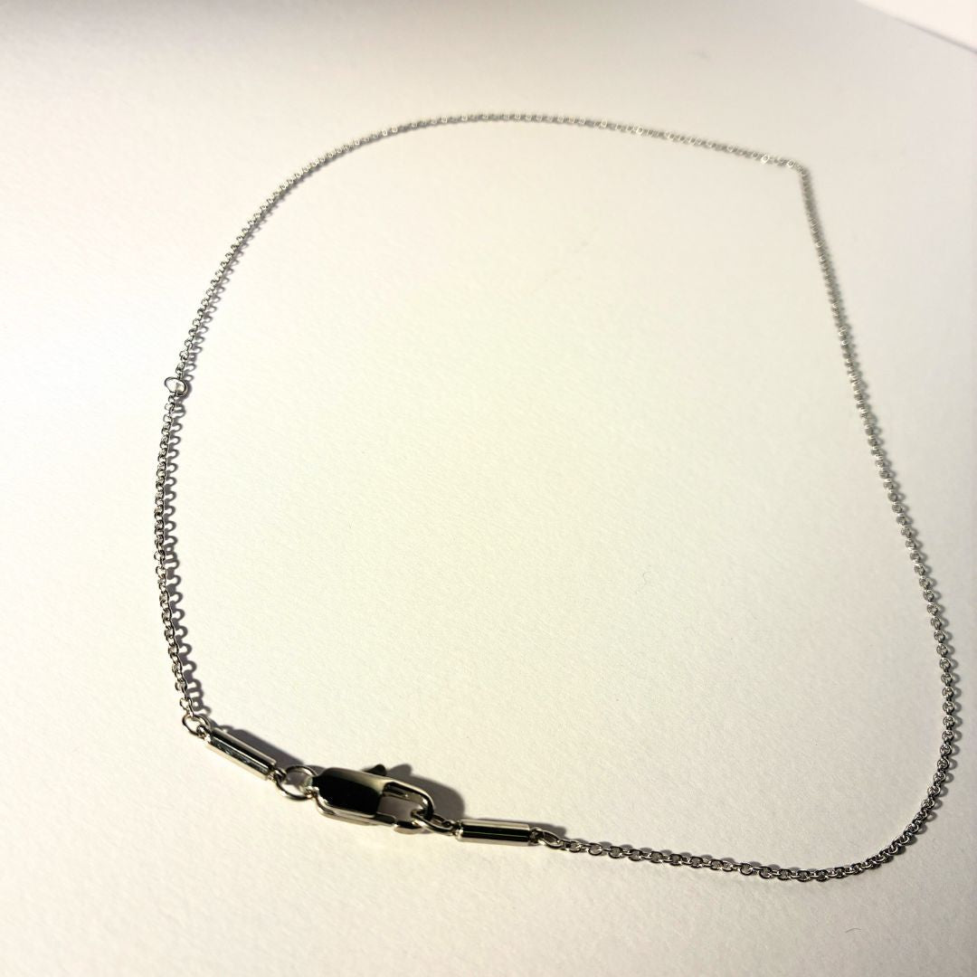 【単品売り】L.U.K.A118磁気サージカルネックレス：アズキチェーン約1.5×1mm(約45㎝)【※注意事項あり】