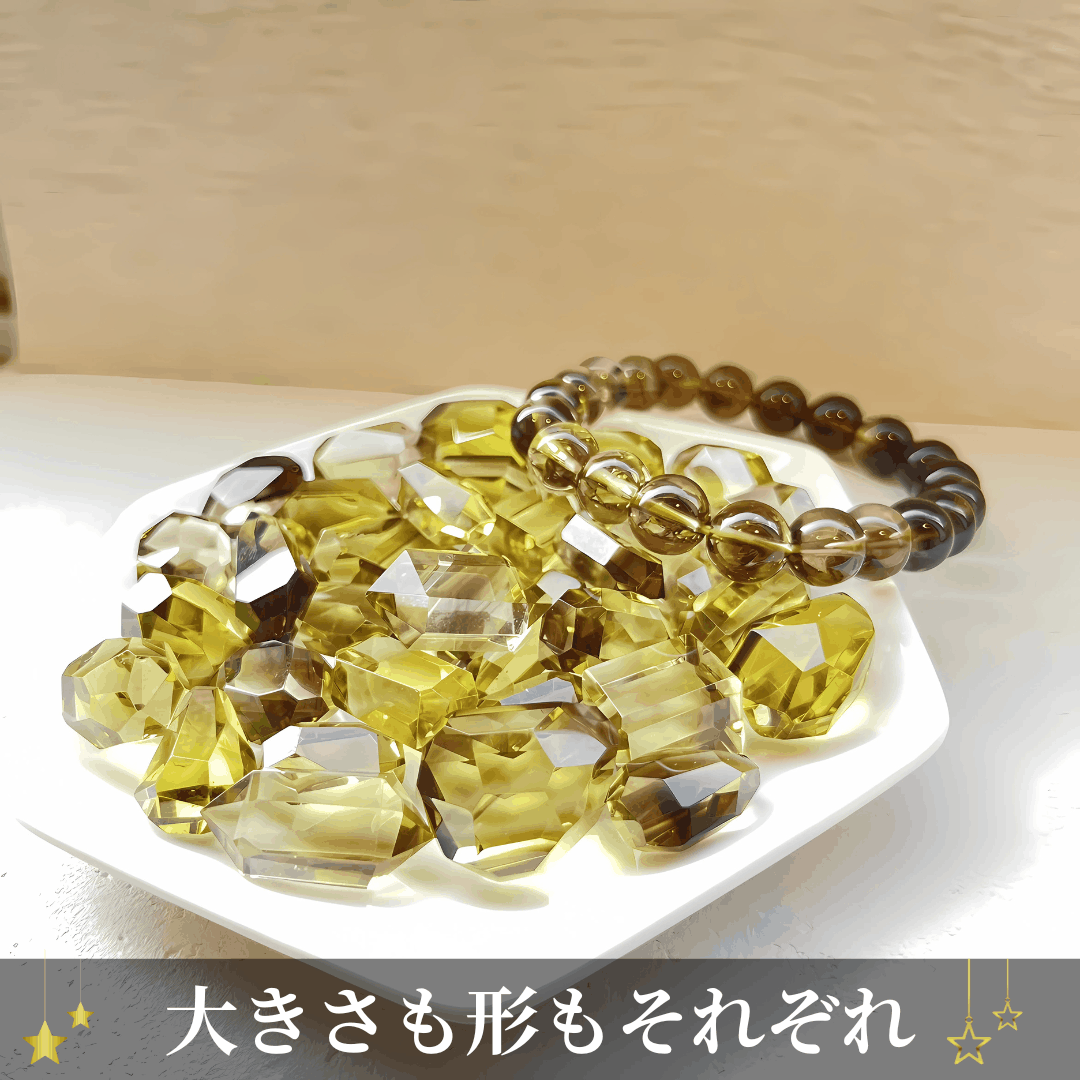 【ヒカルファントム】ブラックファントムイエロークォーツ ミニクリスタル