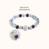 【恋愛】天然石ブレス：メンズ【インカローズ付】