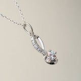 【Twinkle Dream Star premium】カット入りオーロラカラーネックレストップ単品