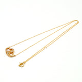 【Diamond Series】ダブルオープンハートネックレス【K10 ダイヤモンド】