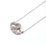 【Diamond Series】ダブルオープンハートネックレス【K10 ダイヤモンド】