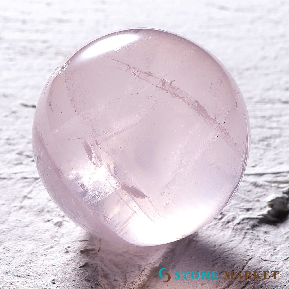 40mm球（ローズクォーツ）