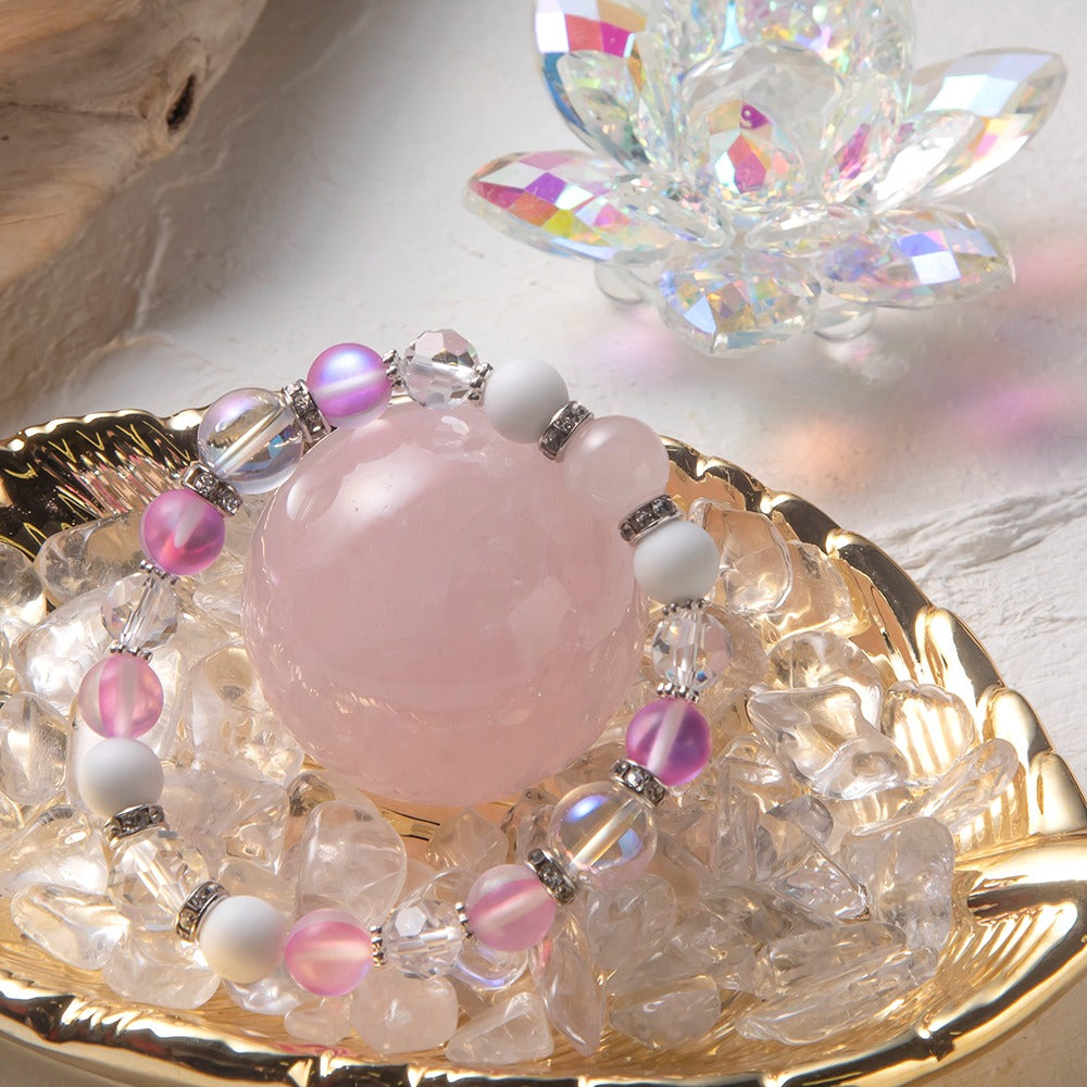 40mm球（ローズクォーツ）