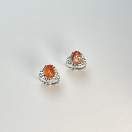 オーロラクォーツリング【フリーサイズ】