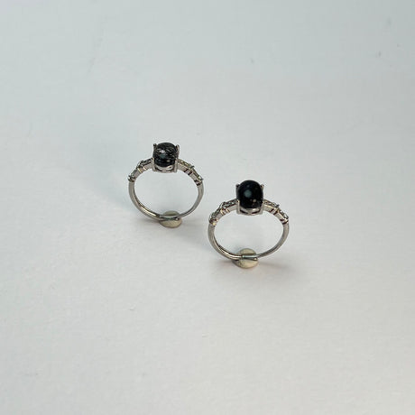 ブラックルチルリング【フリーサイズ】