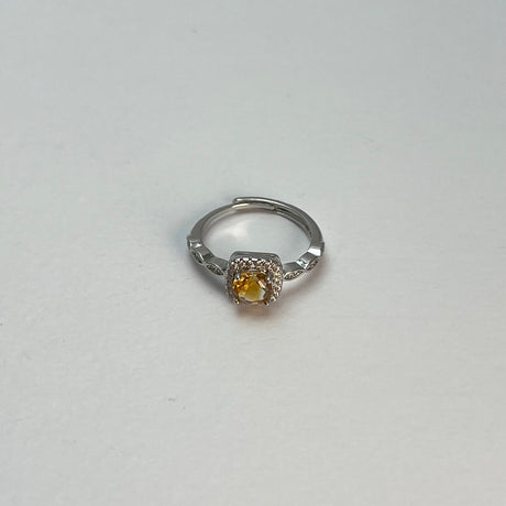 シトリンリング【フリーサイズ】