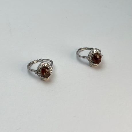 フォリエーテッドマイカインクォーツリング【フリーサイズ】