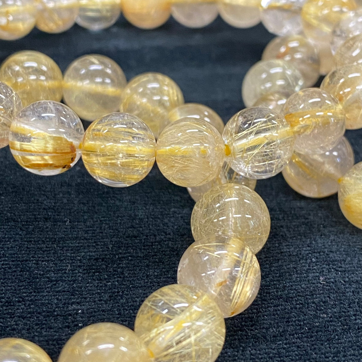 ルチルクォーツ - ブレスレット10mm - 天然石 - 金運 – STONEMARKET