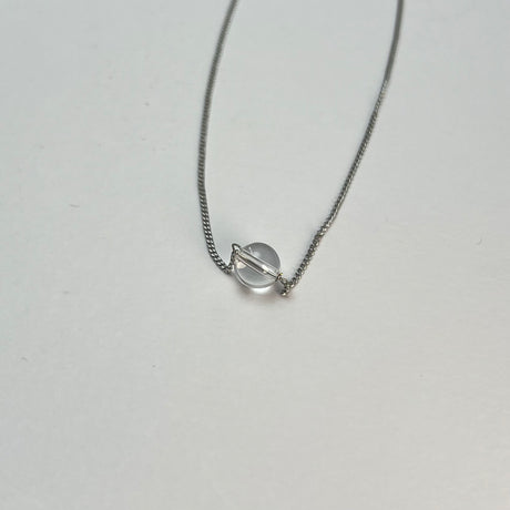 水晶(クリスタル)ネックレス 約8mm