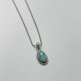 ラリマーネックレス【SILVER925】