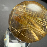 【高品質】ゴールドルチルスフィア 28.2mm（台座付き）