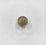 【ヒカルチル】ゴールドルチルスフィア 31mm（※ガラス台座付）