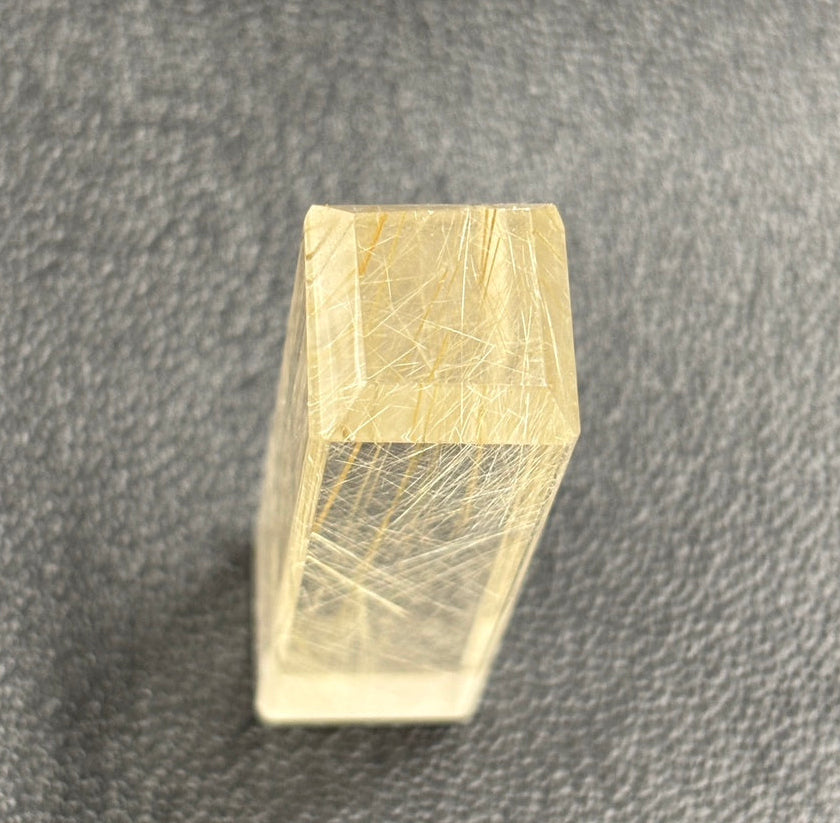 【ヒカルチル】【限定1本】ルチル印材（縦：55mm 横：15mm）35ｇ