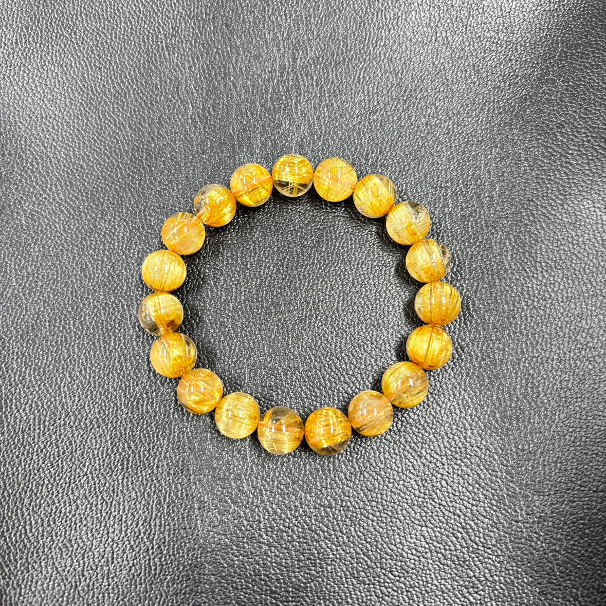 【ヒカル着用モデル】【限定1本】【最高品質】7Aタイチンルチルブレス 約10mm 内径約16.5cm