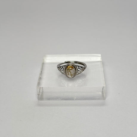 【ヒカルチル】ルチルリングD※フリーサイズ