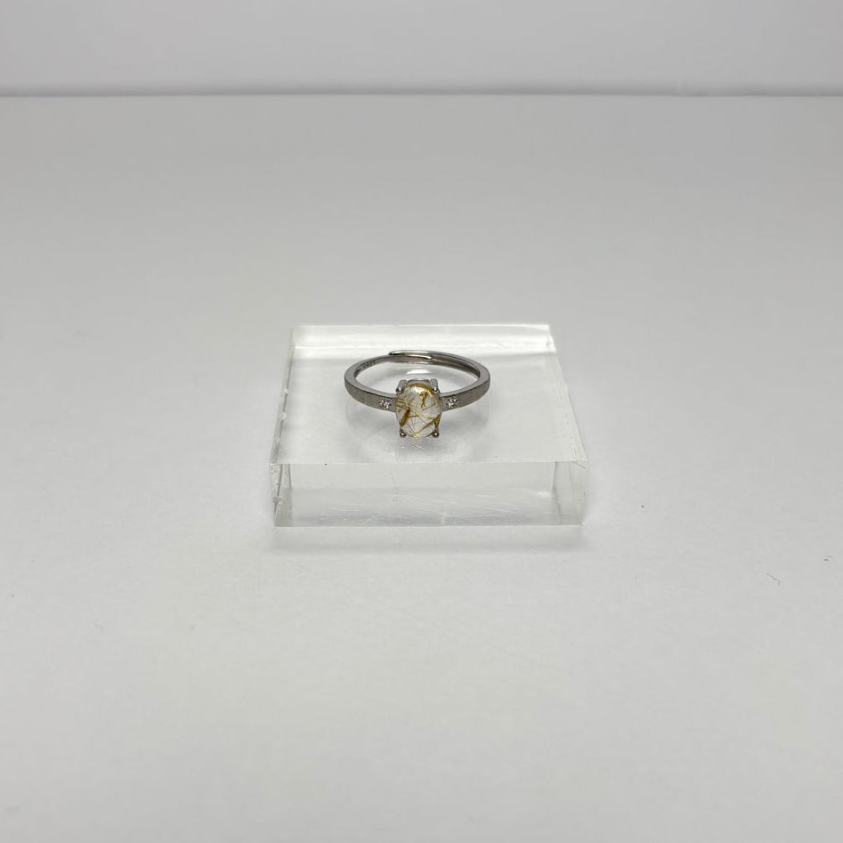 ヒカルチル】ルチルリングB ※フリーサイズ – STONEMARKET ONLINESHOP