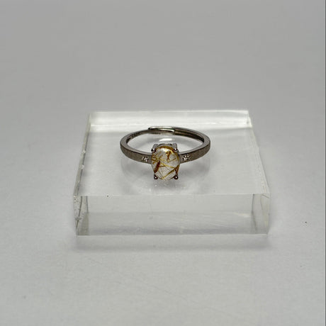 【ヒカルチル】ルチルリングB ※フリーサイズ